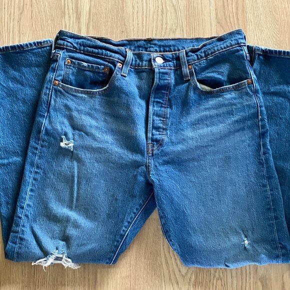 Levi's 501 S Skinny High Waisted 31x28 Womens Jean - Picture 8 of 8